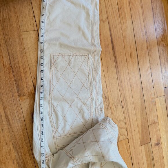 KAPITAL Lumber Straight-Leg Embroidered Cotton-Canvas Cargo Trousers - Picture 6 of 7